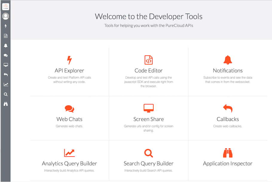 Developer tools quick start
